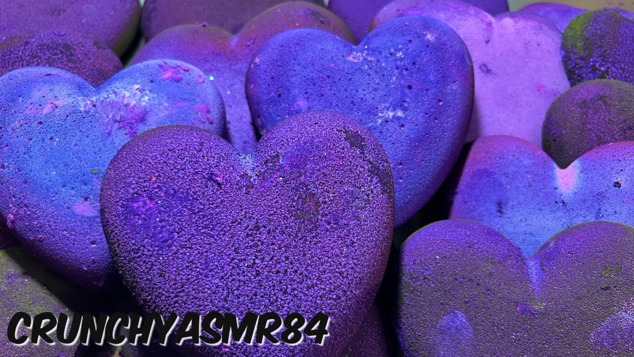 Purple Heart Crush | Oddly Satisfying | ASMR | Sleep Aid