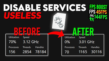 DISABLE these SERVICES to Completely OPTIMIZE Windows for Gaming & Performance - 2024