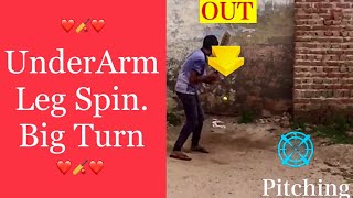 UnderArm LegSpin- Big turn   #Shorts