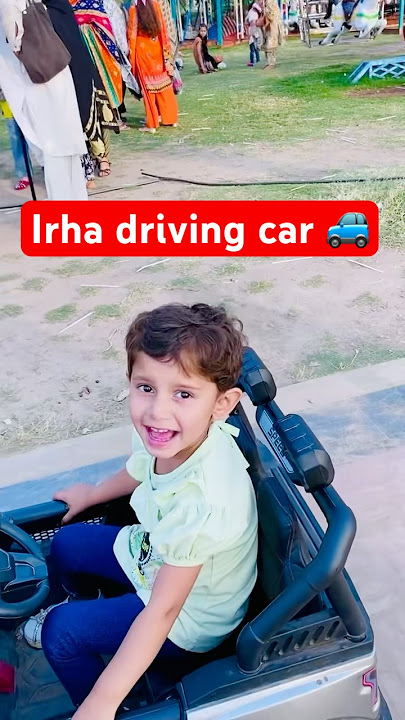 Irha driving the car 🚙 #shortsfeed #trending #shorts #ytshorts #youtube #youtubeshorts #funny #cute