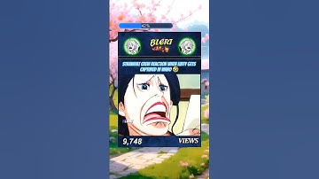 Why zoro reaction is different 🤣 #zoro #luffy #onepiece