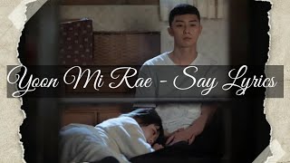 Yoon Mi Rae  Say Itaewon Class Ost Part 6 S