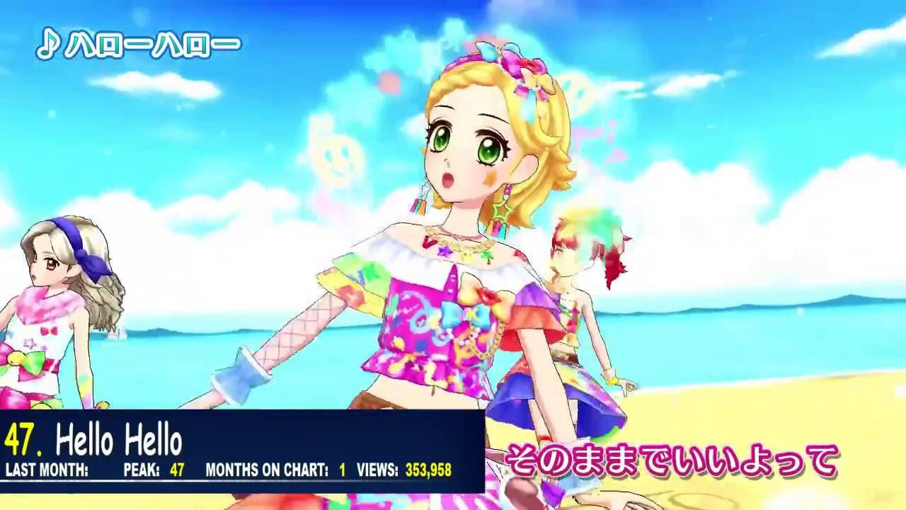 Top50 人気の動画アイカツ 歌 16年7月 Most Viewed Aikatsu Songs July 16 Youtube