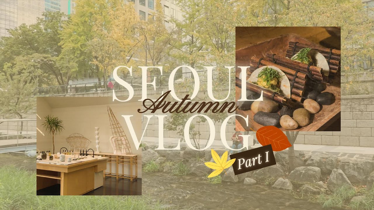 Autumn in Seoul - Part 1🍁 | Cheonggyecheon walk, Dosan & Seongsu ...