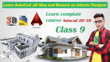 AutoCad 2D/3D Tutorials Class 9 Basic drawing Part 2 in Urdu/Hindi - complete course 2020