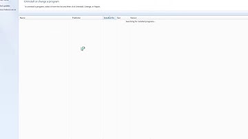 How to uninstall a program from the control panel