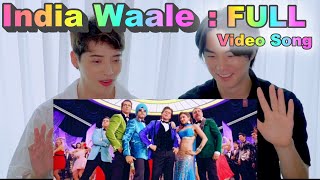 Korean singers' reactions to the Indian MV that makes you wanna go to World DJ Festival🎊India Waale