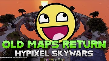 TWO OLD MAPS RETURNING SOON?! ( Hypixel Skywars )
