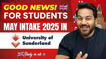 Good News! University of Sunderland London 🇬🇧 UK May 2025 Intake | Sunderland University UK