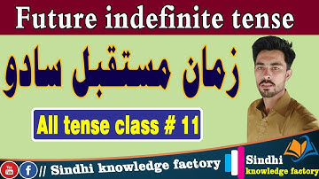 Future indefinite tense in Sindhi || future simple tense || class 11