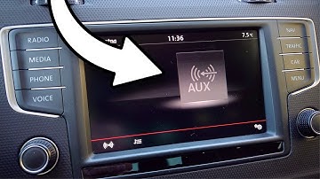 MIB2 coding to enable AUX-IN media input source
