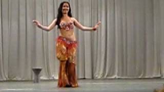 Marta Korzun (Ukraine) - Bellydance - tabla solo improvisation!!!