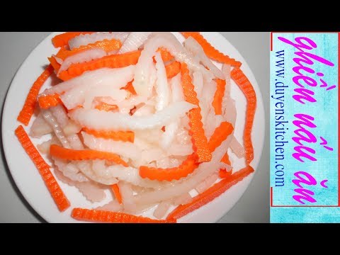 Video Làm ĐỒ CHUA Cọng Bự Để Dành Ăn Cơm Tấm, Bánh Mì, Trộn... - youtube