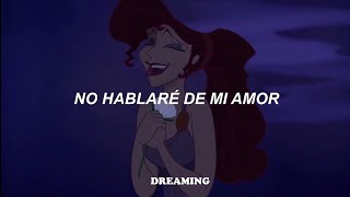 Megara - No hablare de mi amor [letra]