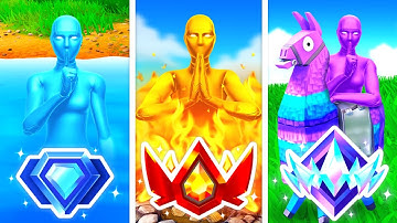 CACHE CACHE mais ton RANG = Ta COULEUR sur FORTNITE