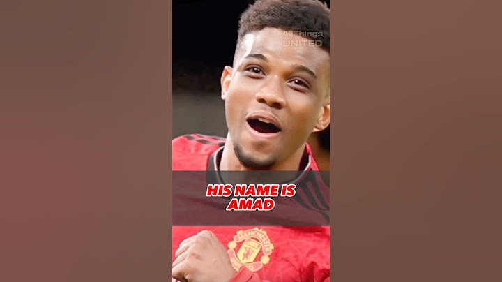AMAD DIALLO fan chant | Manchester United player chant with lyrics