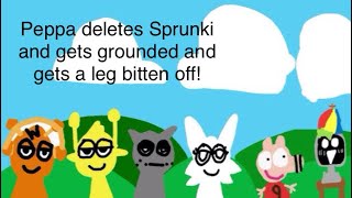 Ppgg S1E25 Peppa Deletes Sprunki And Gets Grounded And Gets A Leg Bitten Off