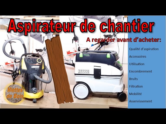 ⭐️ TOP 3 : ASPIRATEUR DE CHANTIER 2023 