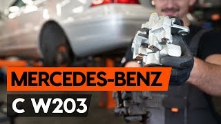 Как заменить задний тормозной суппорт MERCEDES-BENZ С W203 [ВИДЕОУРОК AUTODOC]