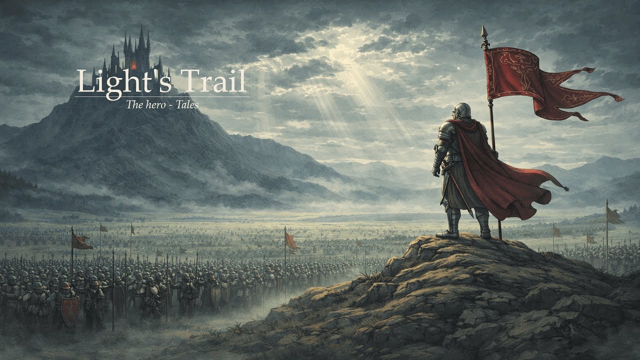 Light's Trail | Fantasy Bard Song (Lyrics) | The Dunkestbard