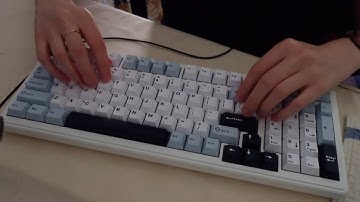 Aula F99 Mechanical RGB Keyboard ASMR - Unboxing & Typing - No Talking