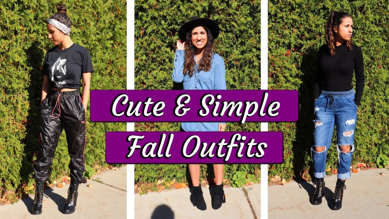 simple fall outfits