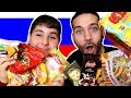 AMERICANS TRY RUSSIAN SNACKS MUKBANG w/ Vardan and Joe