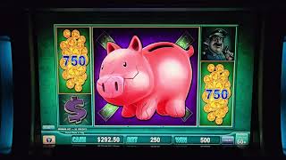 Not stop winning on High Limit Piggy Bankin' up to $250 spin - Jackpot Handpay