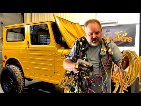 Wiring Ed's LJ20, the Golden Nugget, at Fab Rats