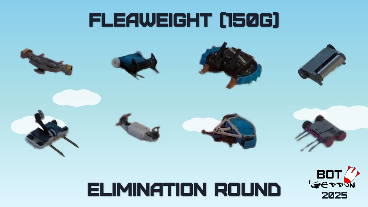 Fleaweight Elimination Round - Bot'Geddon 2025 [No Commentary]