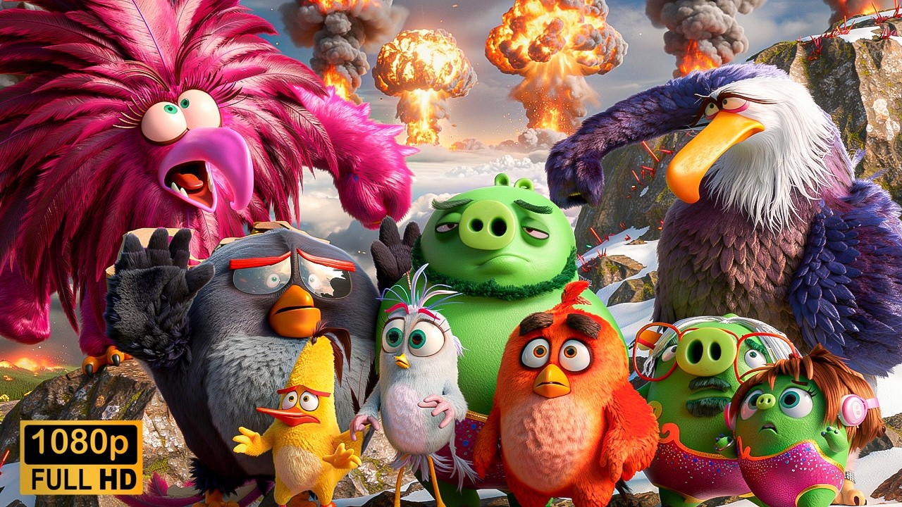 Angry Birds Best Movie Scenes And Funniest Moments Compilation | Full HD |