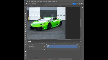 How to change car colour on the video in Photoshop