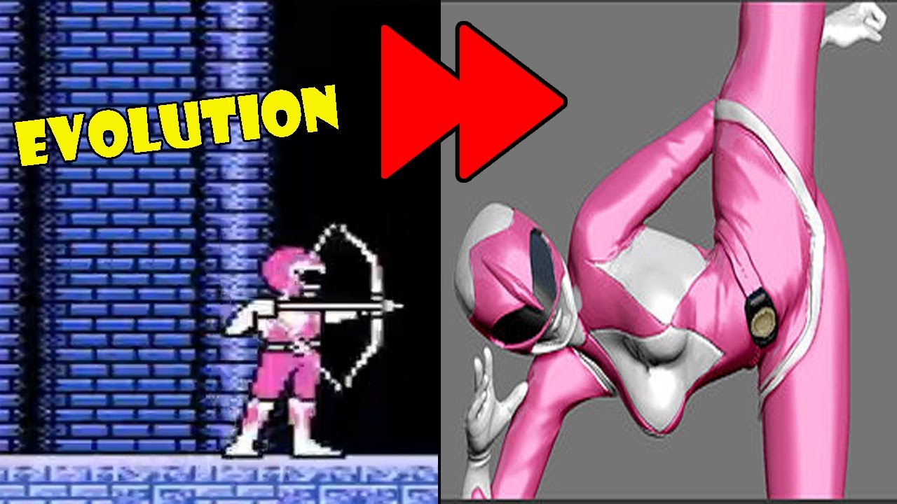 Evolución de juegos de Power Rangers - Evolution of Power Rangers games ...