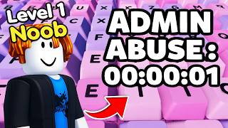 Starting OVER as NOOB During ADMIN ABUSE In +1 Speed Keyboard Escape! (Roblox) screenshot 2