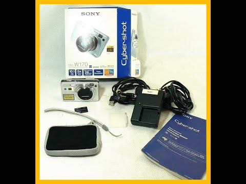 Sony Cyber-shot DSC-W170 10.1MP 5x Zeiss Lens 1080 HD Viewfinder Digital Camera