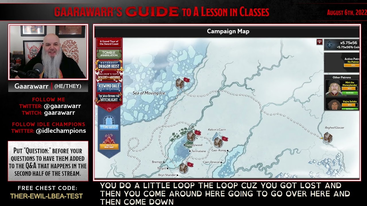 A Lesson In Classes Idle Champions
