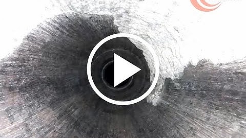 Calcium Scale Build up downhole Video