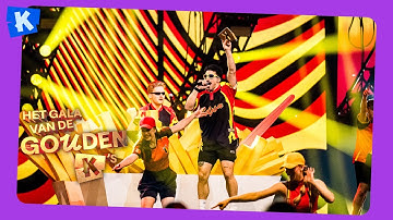 Omdat Het Kan & Average Rob met "On met la patate" op het Gala van de Gouden K