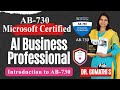 Microsoft AB-730 AI Business Professional | Complete Exam Overview + What You Will Learn