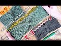 «かぎ編み»驚愕‼️①こんなに伸縮する編み方を早く知りたかった❗️めっちゃ伸びる編み方♪べっちんさんのジグザグ編みでヘアバンド♡Zigzag Crochet Pattern☆Elastic♡