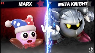 Marx Vs. Dark Meta Knight - Super Smash Brothers Ultimate Gameplay / Showcase
