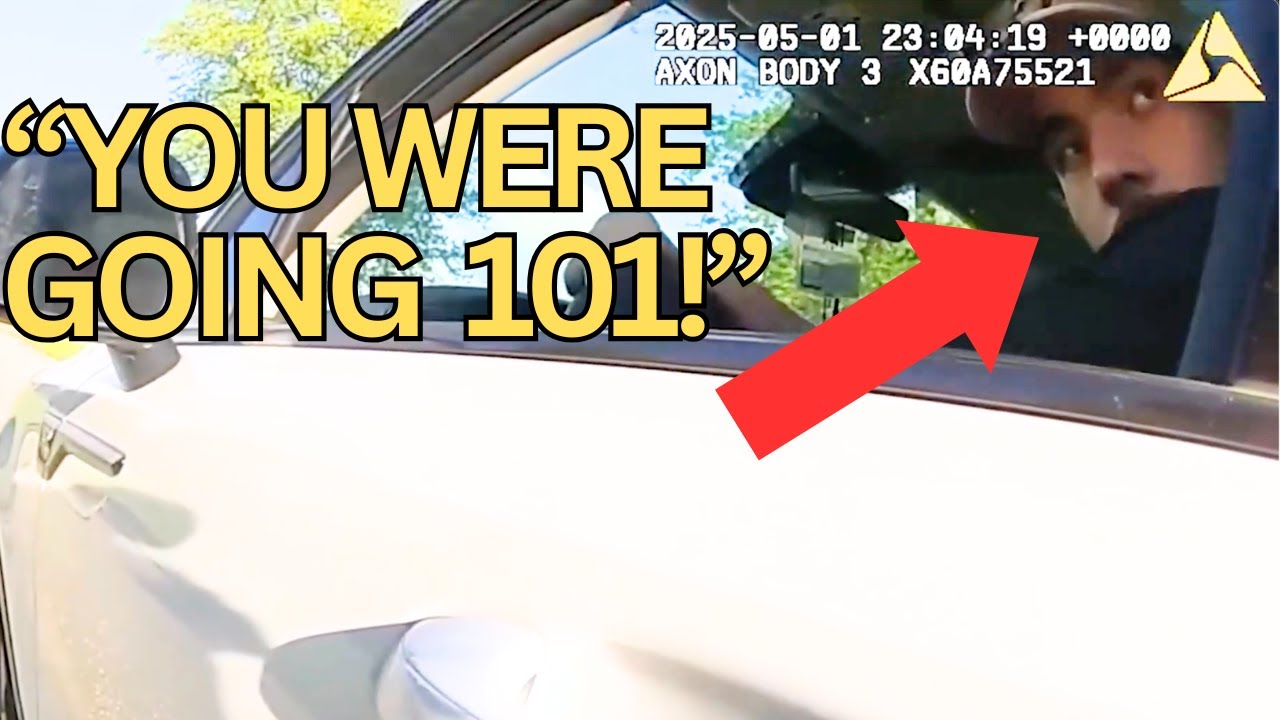 NBA Star Zach Edey SCOLDED for Speeding 101MPH by Police Woman! (Bodycam Footage)
