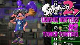 Splatoon 2: League Battles #2 - Tower Control (Inkbrush Gameplay)