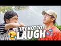 TRY NOT TO LAUGH CHALLENGE!! | Ranz and Niana