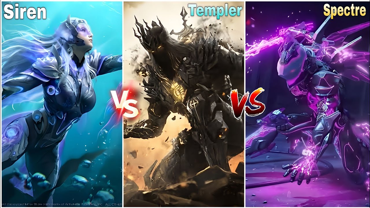 Templer Codm 😱Mythic Siren Vs Mythic Spectre Vs Mythic Templer | All Mythic ...