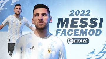 Leo Messi 2022 FaceMod For FIFA 22