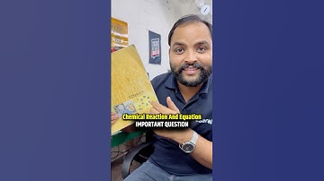 Class 10 Science Chemical Reaction & Equation Guaranteed Qs in Board Exam 2025-26 #shorts #class10