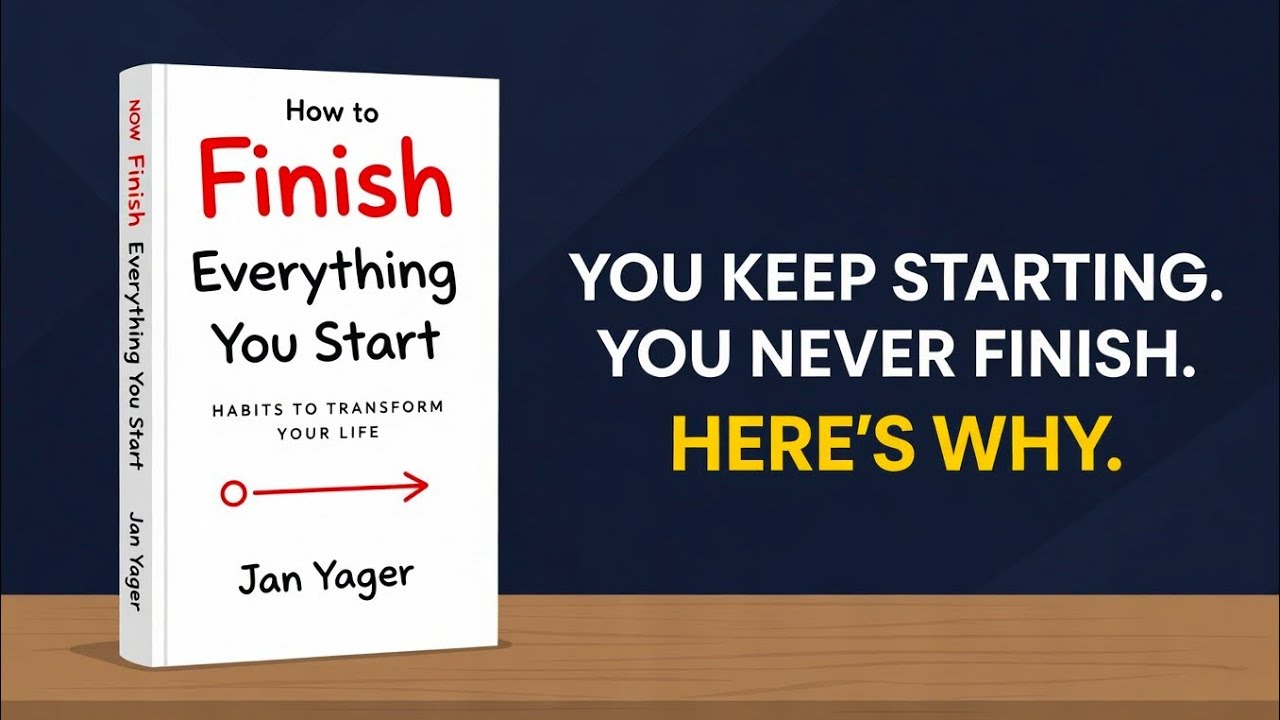 If You Can't Finish What You Start, Watch This How to Finish Everything You Start | Full Summary