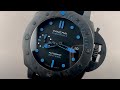 Panerai submersible carbotech pam 960 panerai watch review