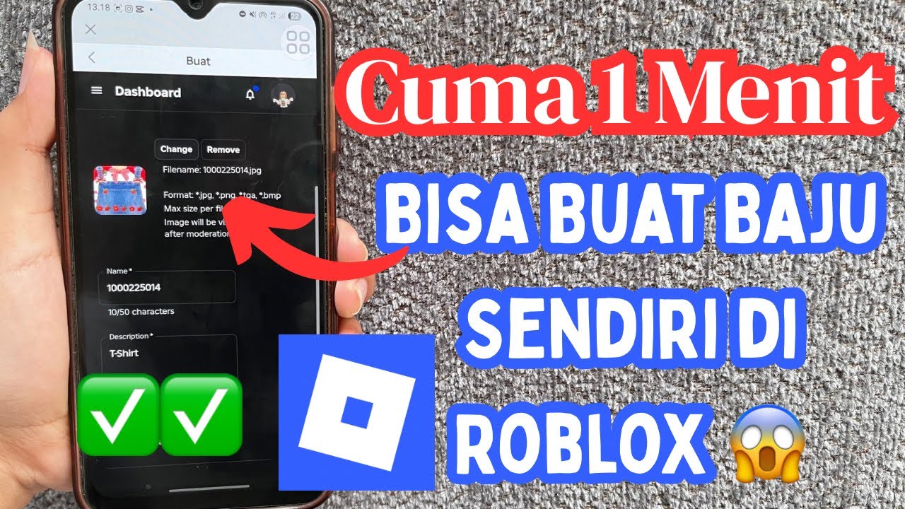 Cara Buat Baju Sendiri Di Roblox 2026 YouTube